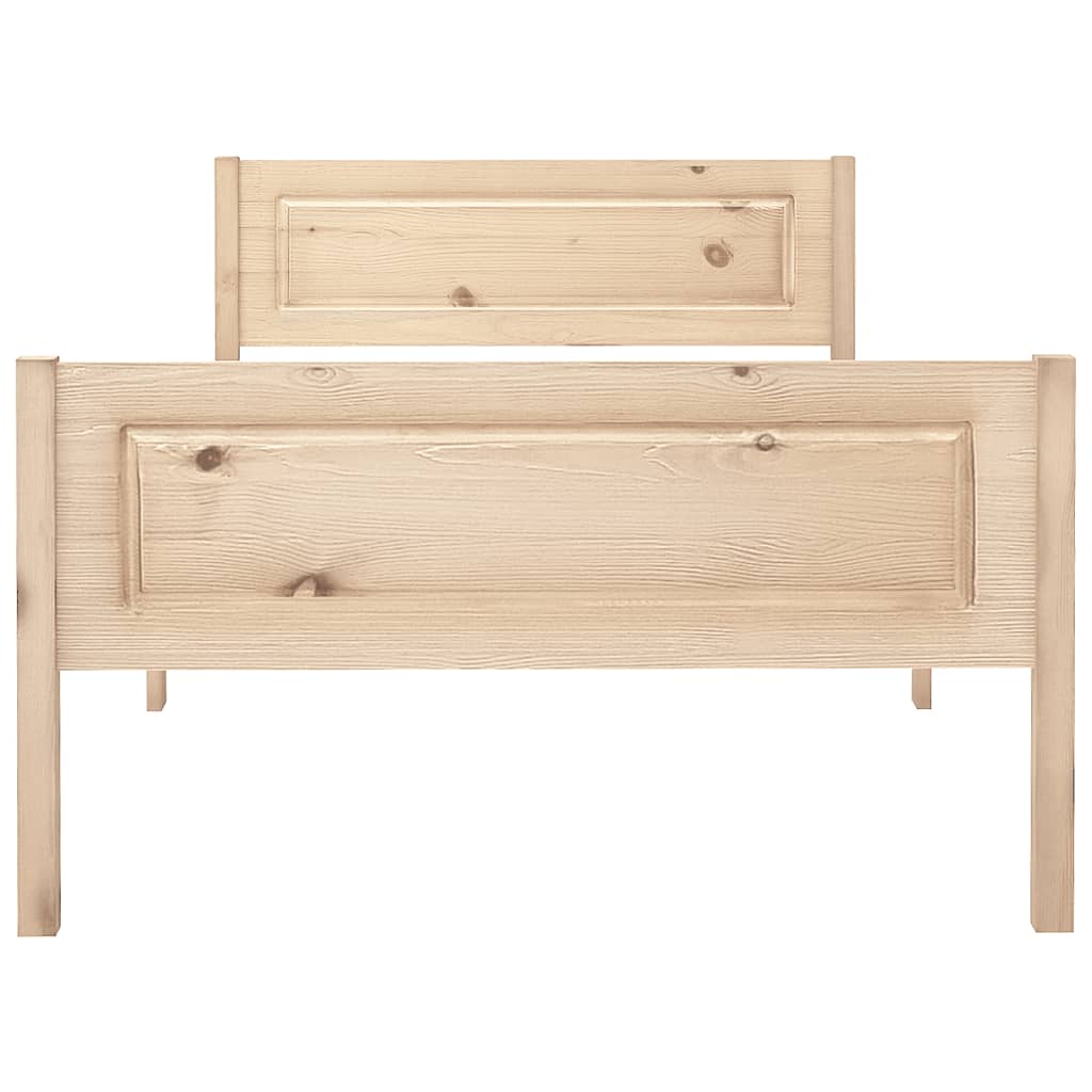 Bedframe massief grenenhout 90x200 cm is nu te koop bij PeponiXL, paradijselijk wonen!