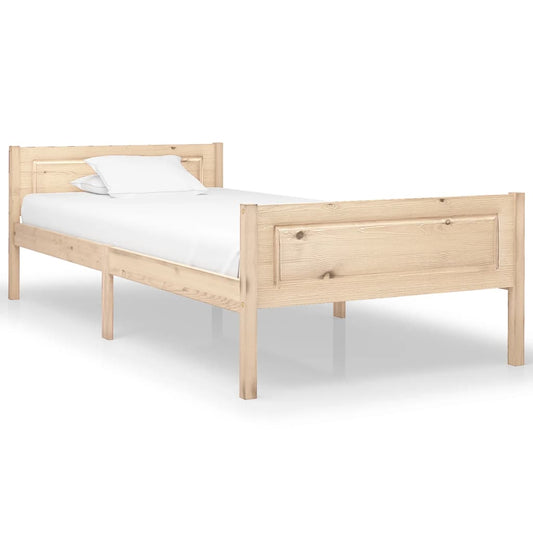Bedframe massief grenenhout 100x200 cm is nu te koop bij PeponiXL, paradijselijk wonen!