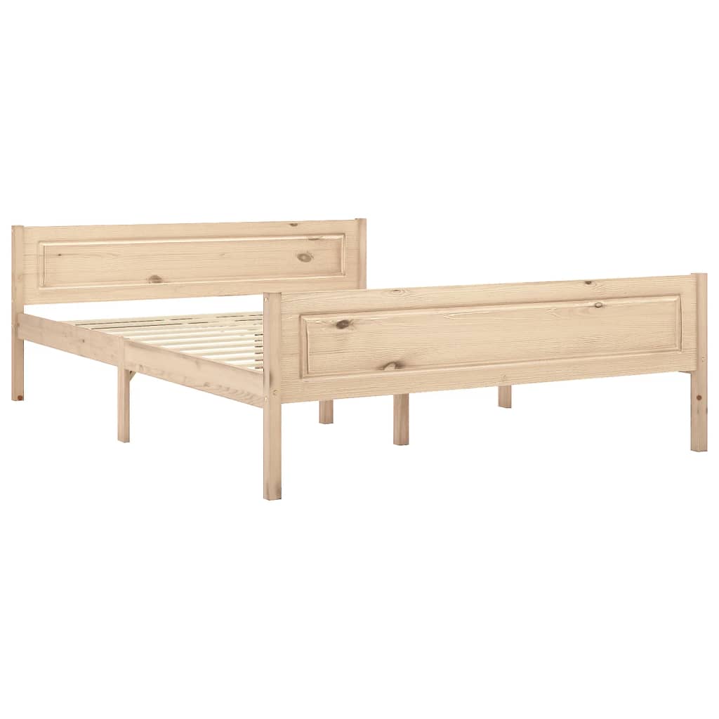 Bedframe massief grenenhout 120x200 cm is nu te koop bij PeponiXL, paradijselijk wonen!