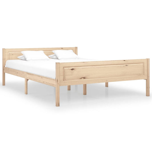 Bedframe massief grenenhout 140x200 cm is nu te koop bij PeponiXL, paradijselijk wonen!