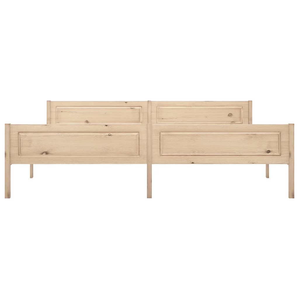 Bedframe massief grenenhout 200x200 cm is nu te koop bij PeponiXL, paradijselijk wonen!