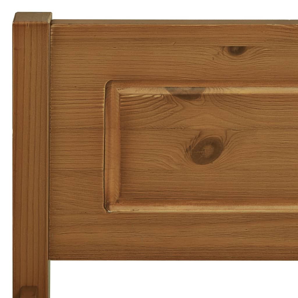 Bedframe massief grenenhout honingbruin 160x200 cm is nu te koop bij PeponiXL, paradijselijk wonen!