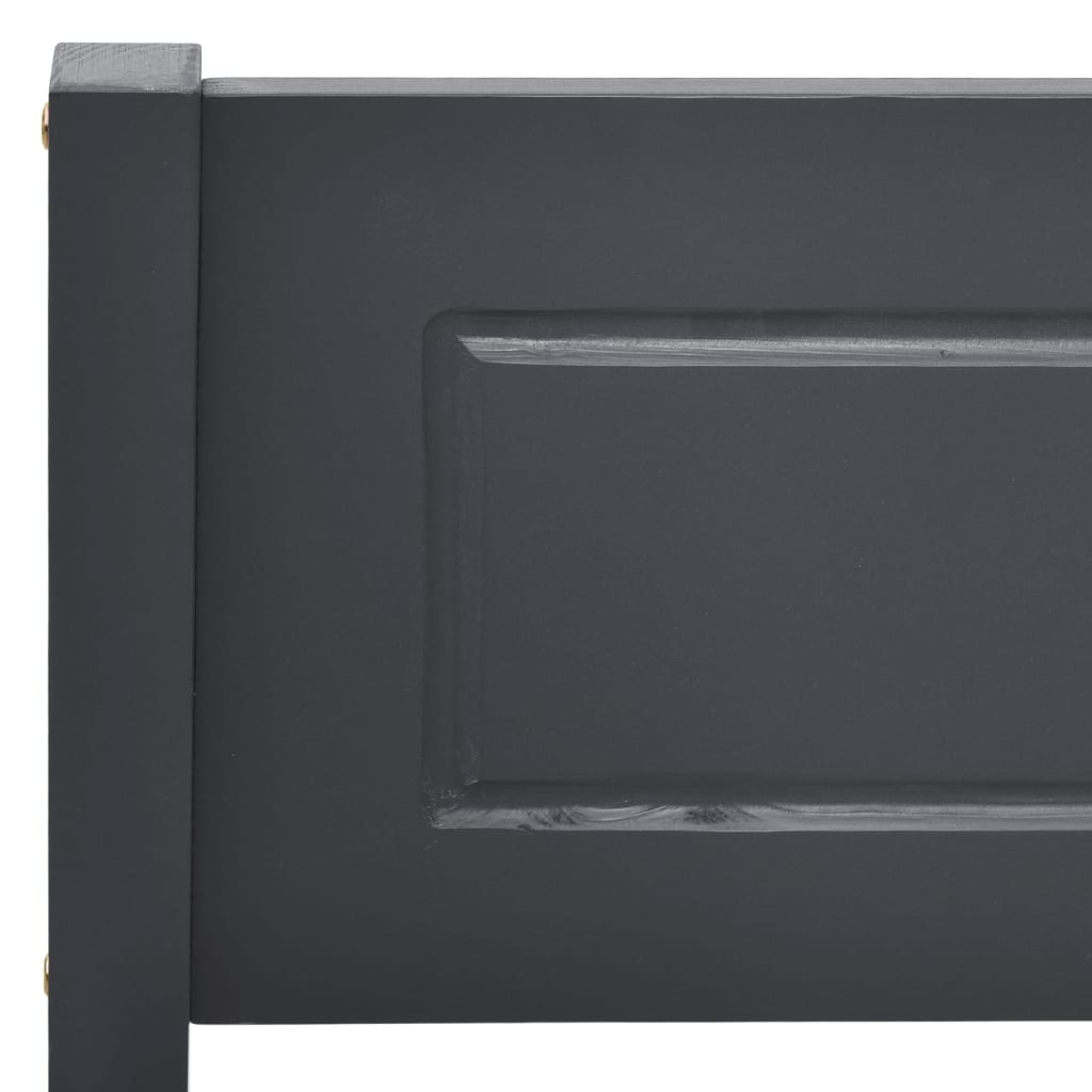 Bedframe massief grenenhout grijs 120x200 cm is nu te koop bij PeponiXL, paradijselijk wonen!