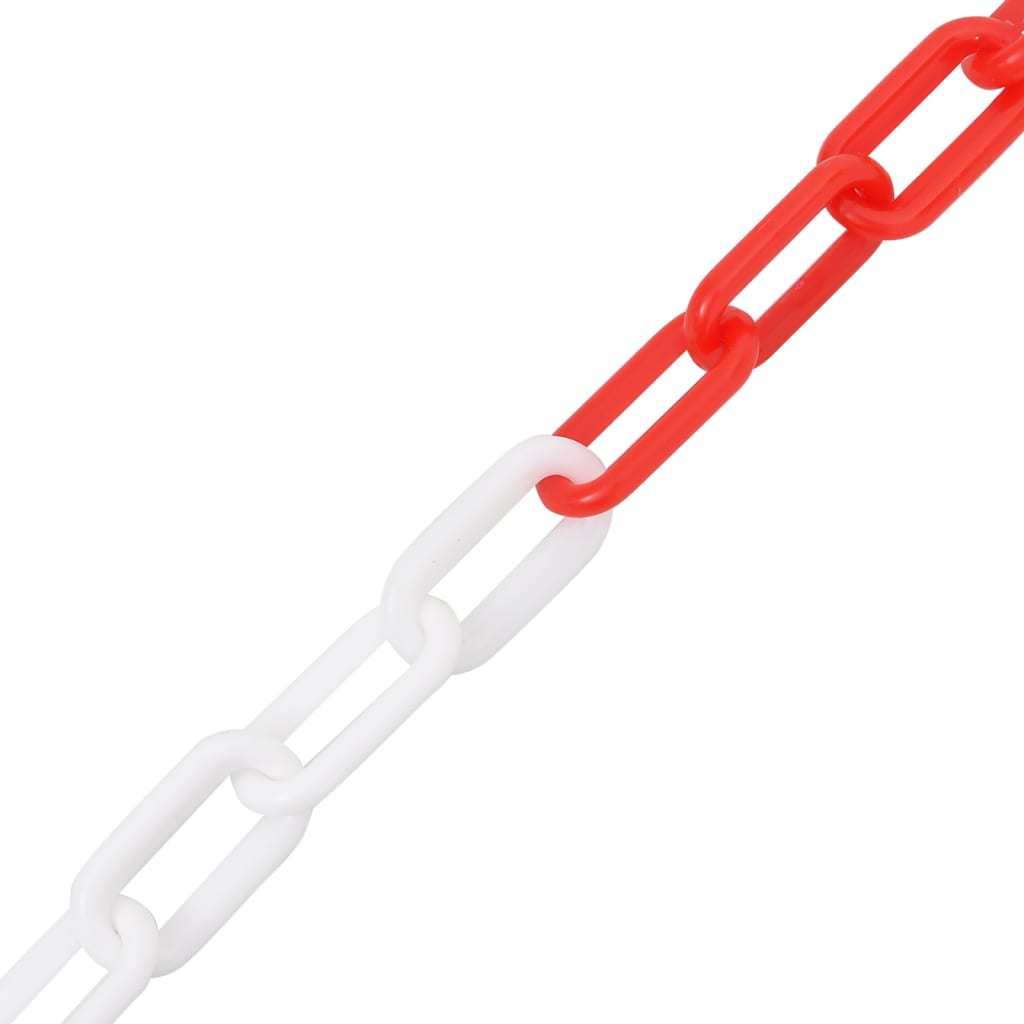 Veiligheidsketting Ø 4 mm 100 m kunststof rood en wit is nu te koop bij PeponiXL, paradijselijk wonen!