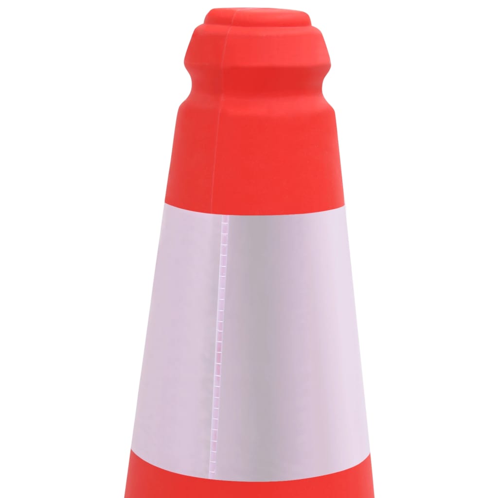 Verkeerskegels met zware basis 4 st reflecterend 50 cm is nu te koop bij PeponiXL, paradijselijk wonen!