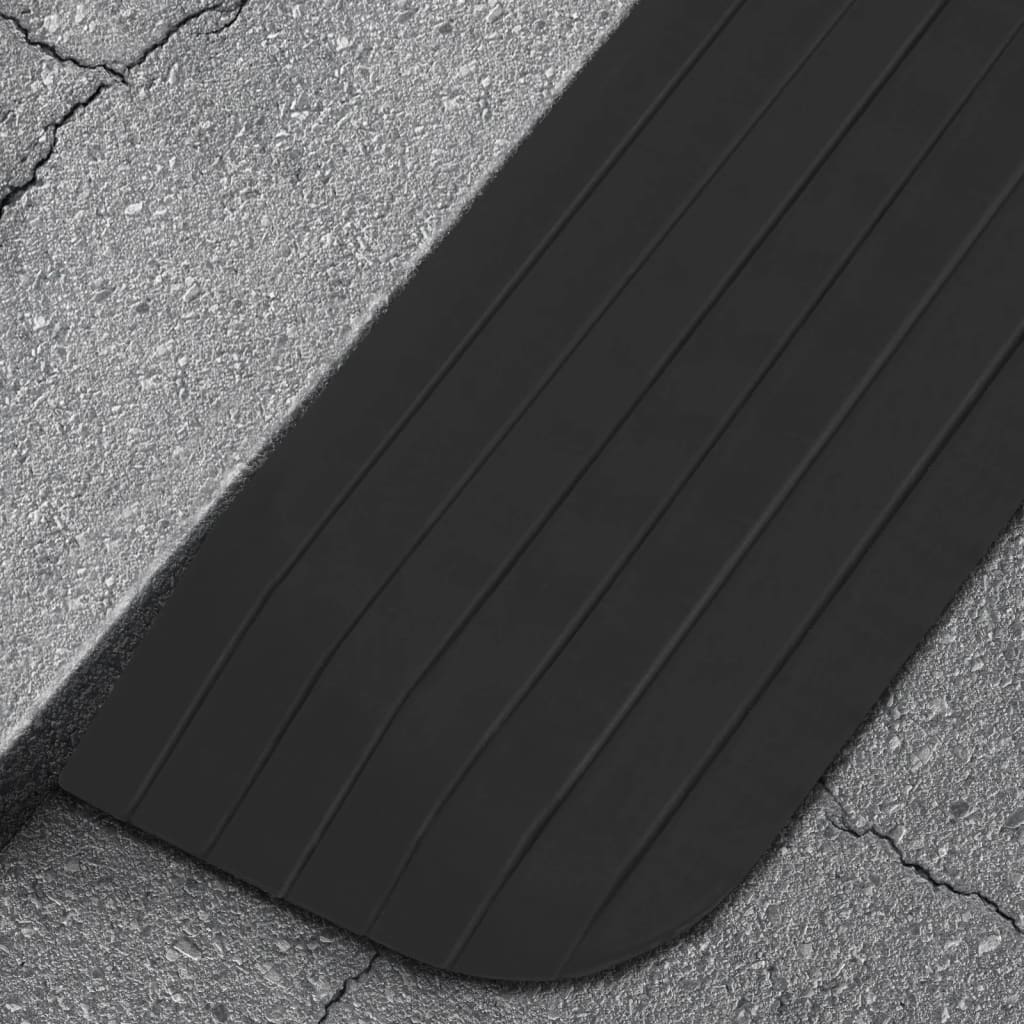 Drempelhulpen 2 st 110x21x2,5 cm rubber is nu te koop bij PeponiXL, paradijselijk wonen!