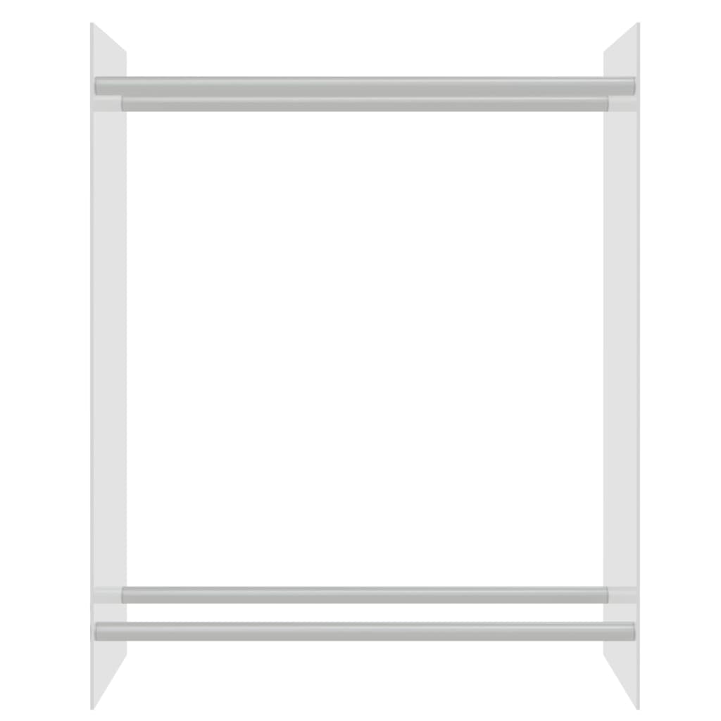 Haardhoutrek 80x35x100 cm gehard glas transparant is nu te koop bij PeponiXL, paradijselijk wonen!