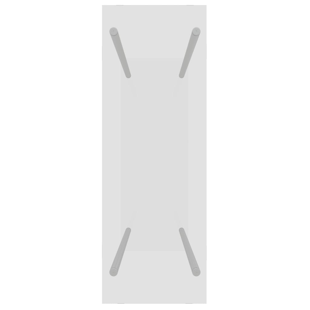 Haardhoutrek 80x35x100 cm gehard glas transparant is nu te koop bij PeponiXL, paradijselijk wonen!