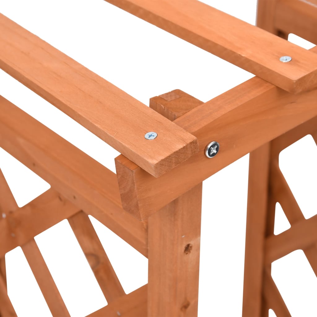 Latwerkplantenbak met boog 49x39x117 cm vurenhout is nu te koop bij PeponiXL, paradijselijk wonen!