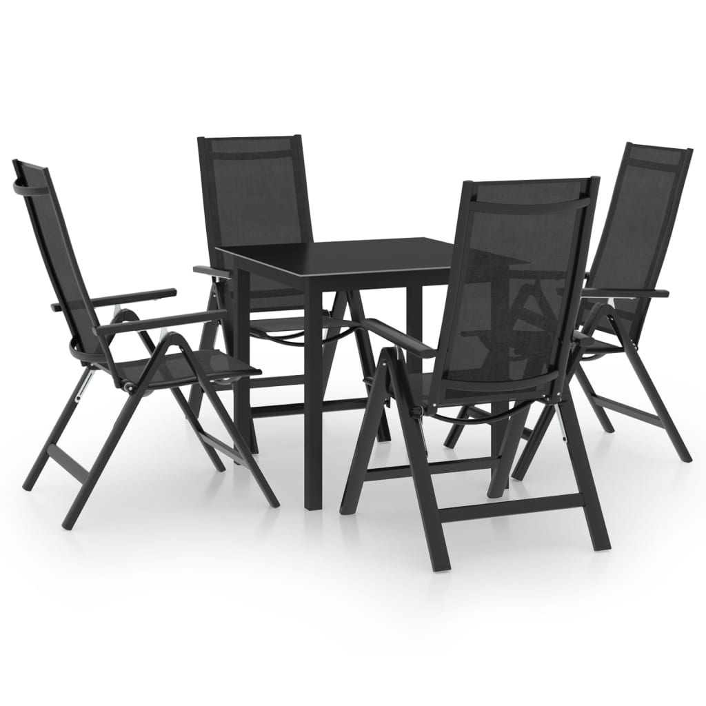 5-delige Tuinset aluminium antracietkleurig is nu te koop bij PeponiXL, paradijselijk wonen!