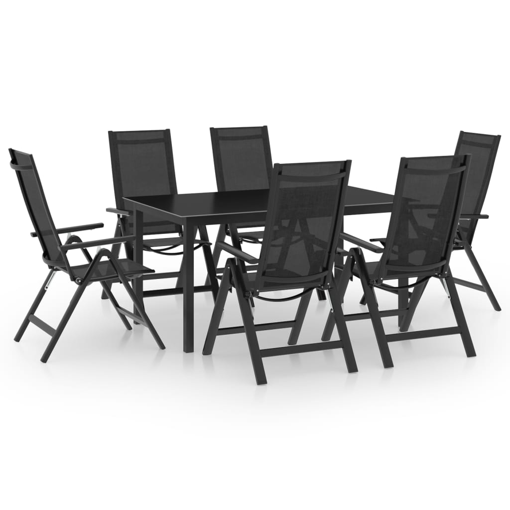 7-delige Tuinset aluminium antracietkleurig is nu te koop bij PeponiXL, paradijselijk wonen!