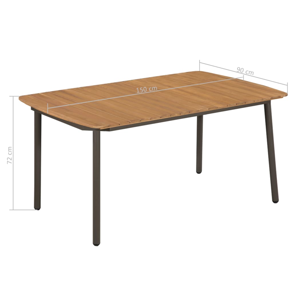 5-delige Tuinset poly rattan grijs is nu te koop bij PeponiXL, paradijselijk wonen!