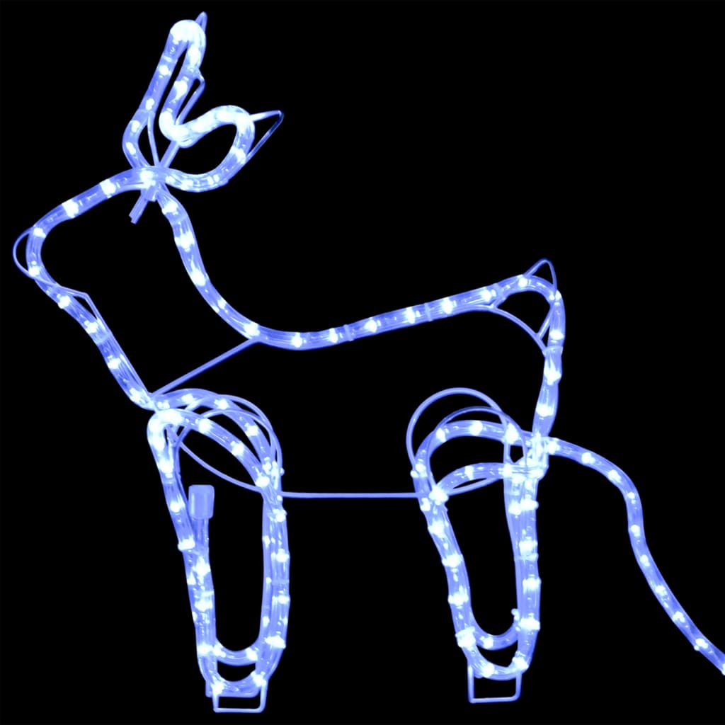 Buitenkerstversiering rendier en slee 576 LED's is nu te koop bij PeponiXL, paradijselijk wonen!