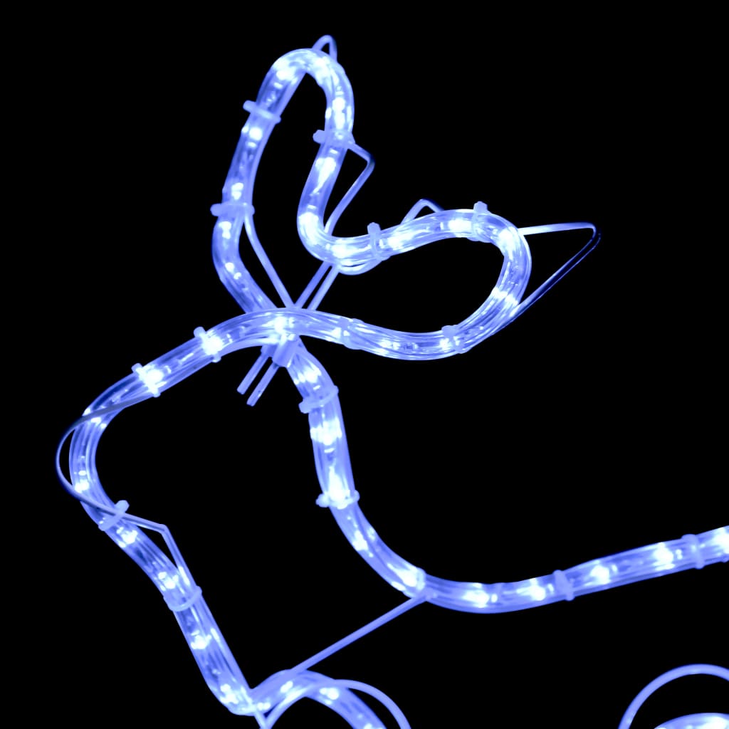 Buitenkerstversiering rendier en slee 576 LED's is nu te koop bij PeponiXL, paradijselijk wonen!