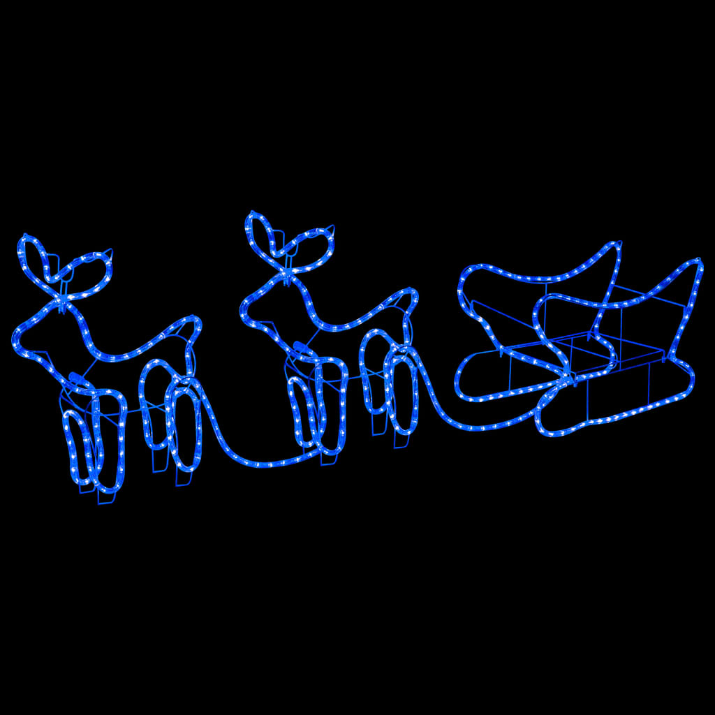 Buitenkerstversiering rendier en slee 576 LED's is nu te koop bij PeponiXL, paradijselijk wonen!