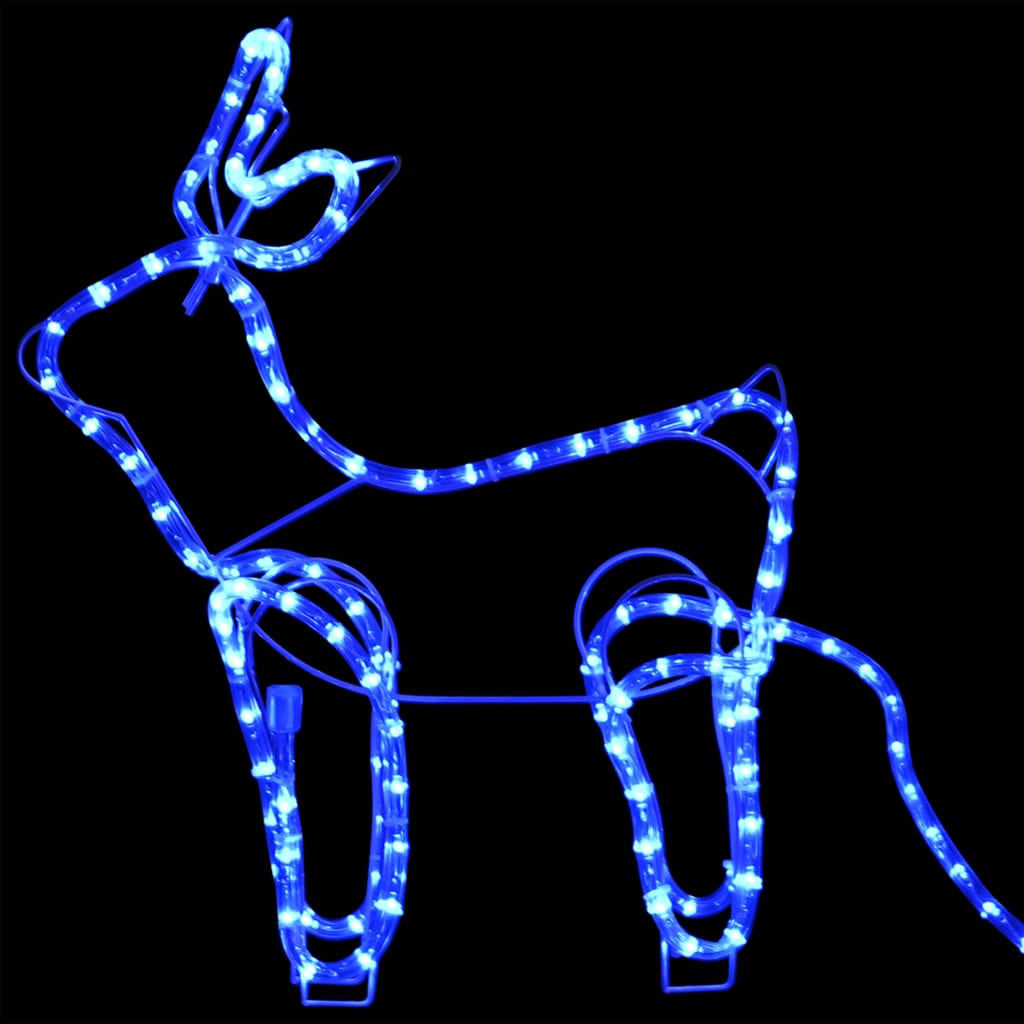 Buitenkerstversiering rendier en slee 576 LED's is nu te koop bij PeponiXL, paradijselijk wonen!