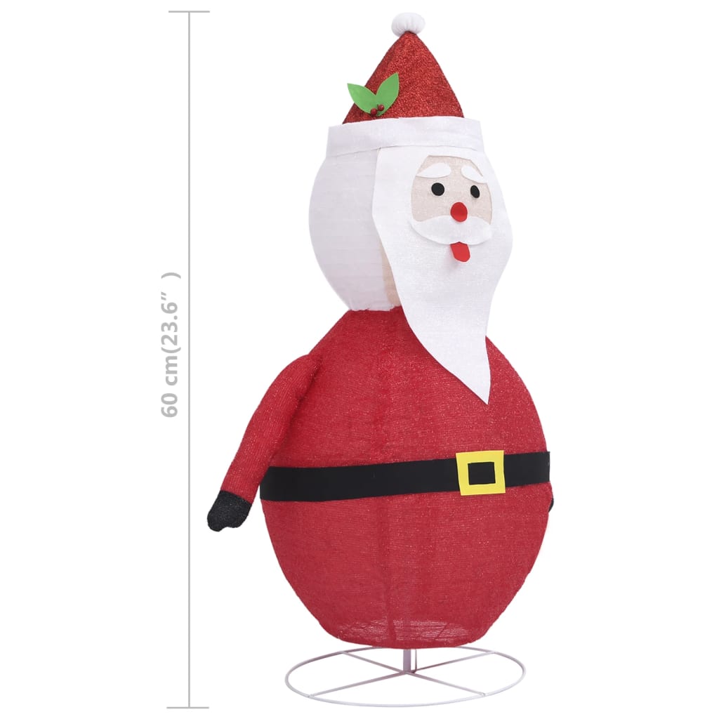 Kerstman decoratief LED 60 cm luxe stof is nu te koop bij PeponiXL, paradijselijk wonen!