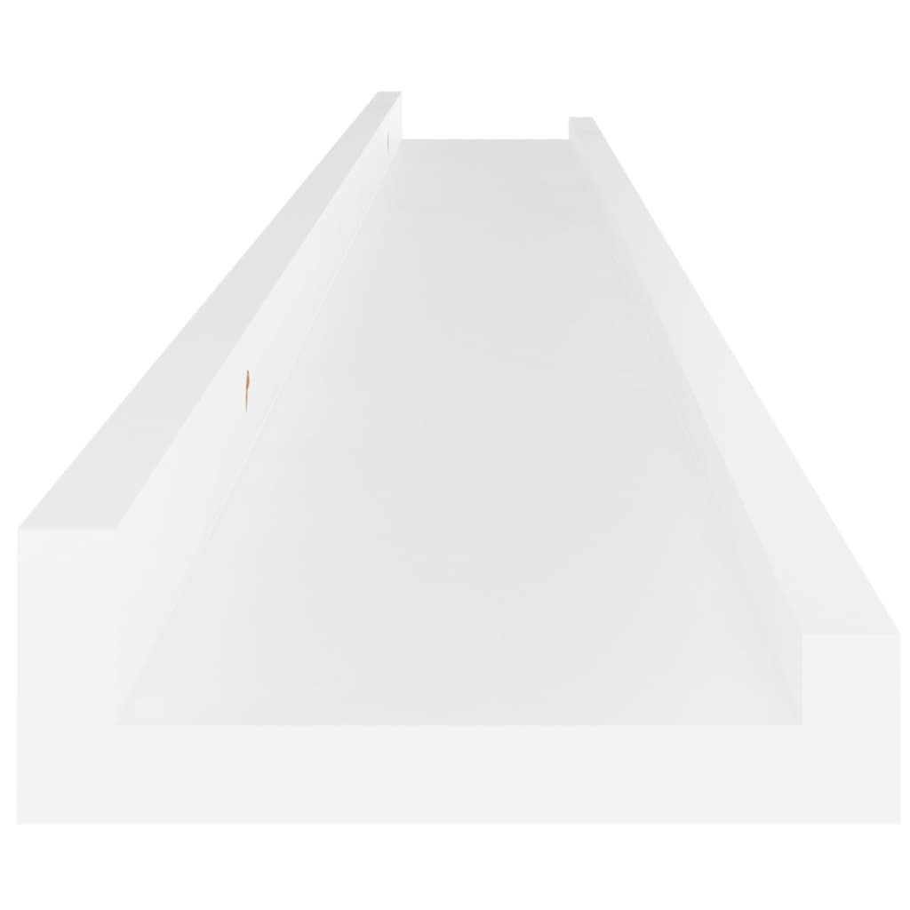 Wandschappen 4 st 100x9x3 cm wit is nu te koop bij PeponiXL, paradijselijk wonen!