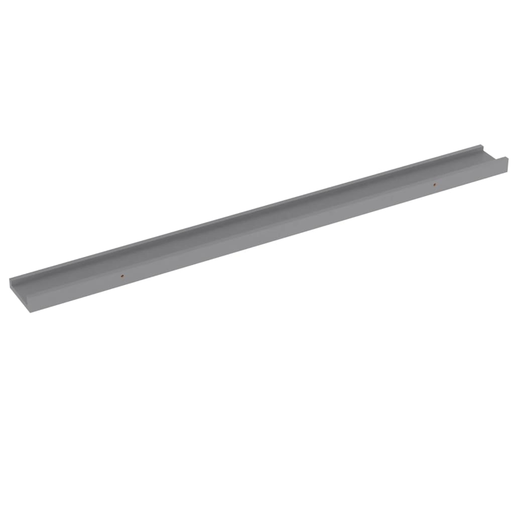 Wandschappen 2 st 100x9x3 cm grijs is nu te koop bij PeponiXL, paradijselijk wonen!