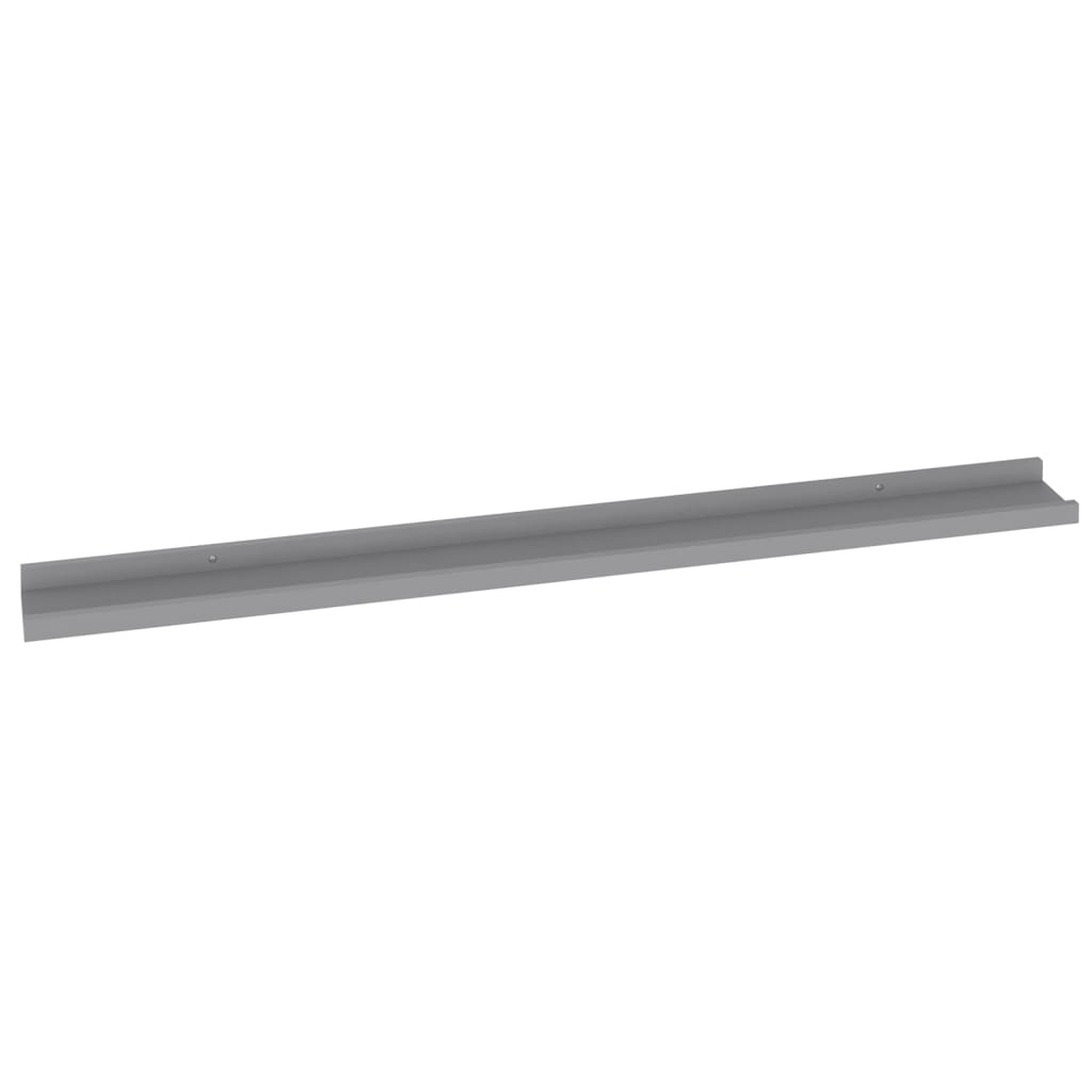 Wandschappen 2 st 100x9x3 cm grijs is nu te koop bij PeponiXL, paradijselijk wonen!