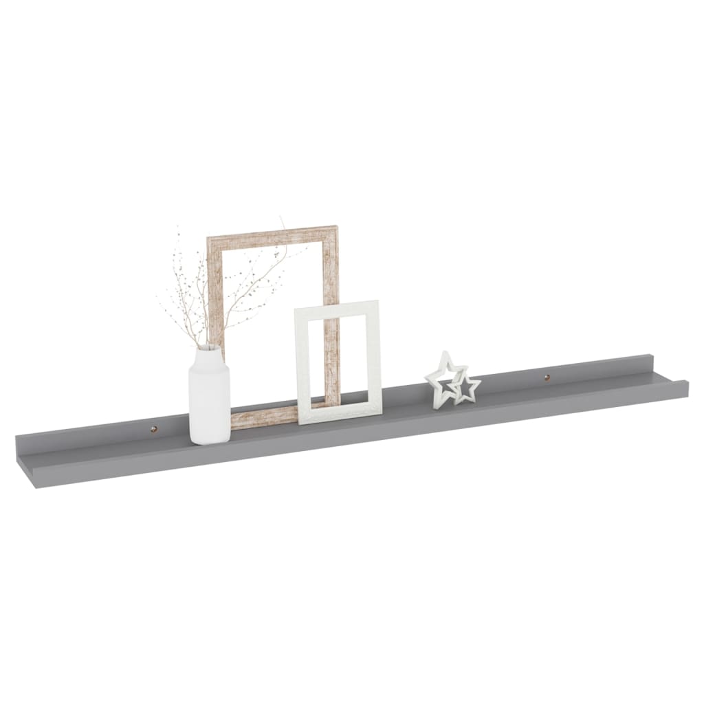 Wandschappen 4 st 80x9x3 cm grijs is nu te koop bij PeponiXL, paradijselijk wonen!