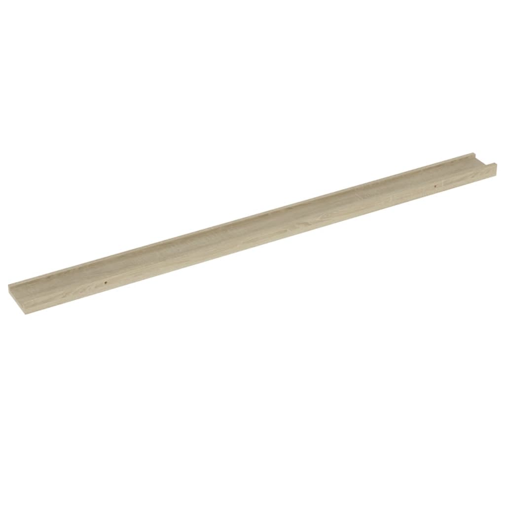 Wandschappen 4 st 115x9x3 cm sonoma eikenkleurig is nu te koop bij PeponiXL, paradijselijk wonen!
