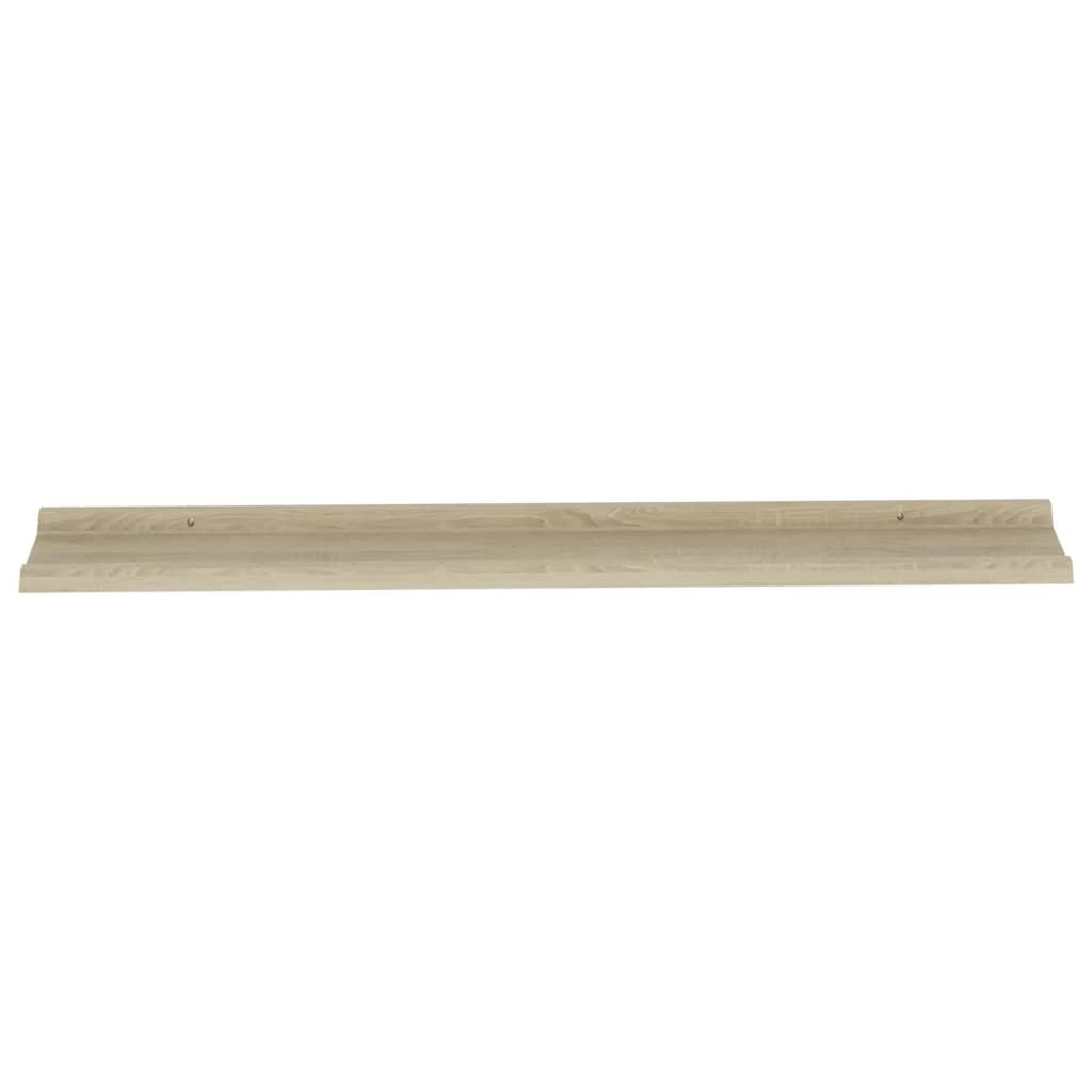 Wandschappen 4 st 115x9x3 cm sonoma eikenkleurig is nu te koop bij PeponiXL, paradijselijk wonen!