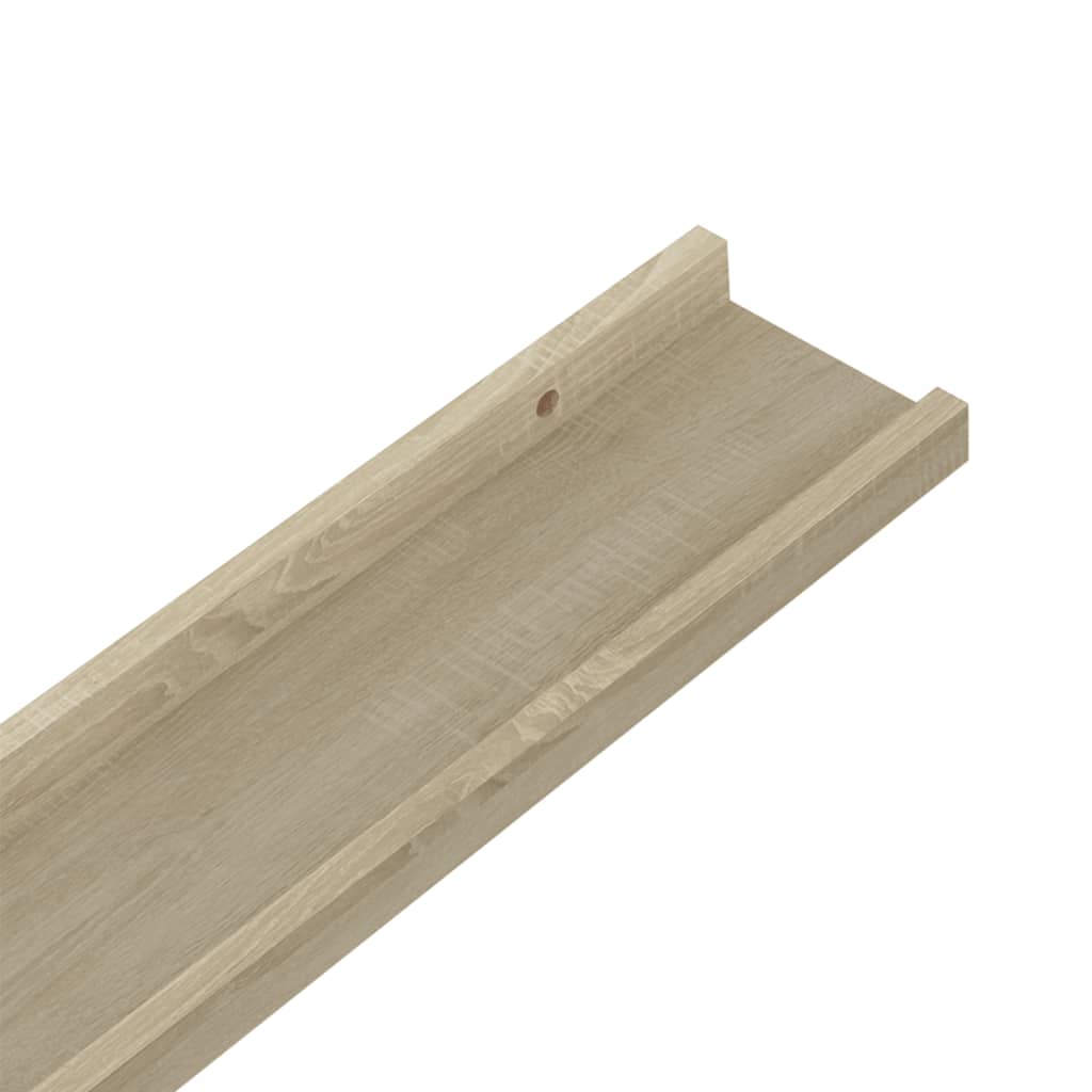 Wandschappen 4 st 115x9x3 cm sonoma eikenkleurig is nu te koop bij PeponiXL, paradijselijk wonen!