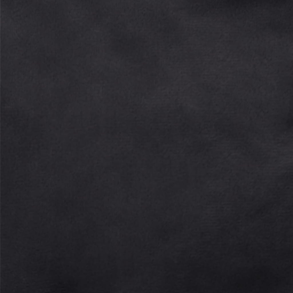 Hondenmand 90x79x20 cm pluche en kunstleer zwart is nu te koop bij PeponiXL, paradijselijk wonen!