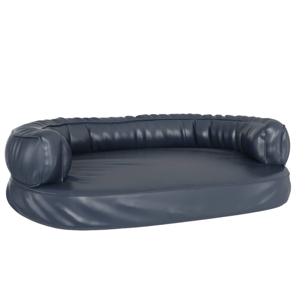 Hondenmand ergonomisch schuim 88x65 cm kunstleer donkerblauw is nu te koop bij PeponiXL, paradijselijk wonen!