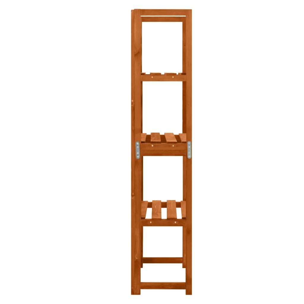 Latwerk met schappen 55x30x140 cm massief vurenhout is nu te koop bij PeponiXL, paradijselijk wonen!