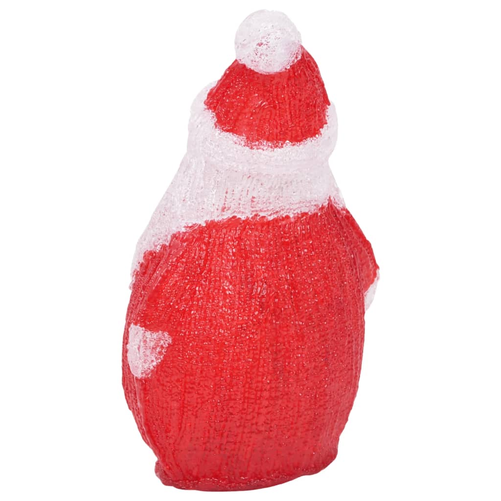 Kerstfiguur kerstman LED binnen en buiten 28 cm acryl is nu te koop bij PeponiXL, paradijselijk wonen!