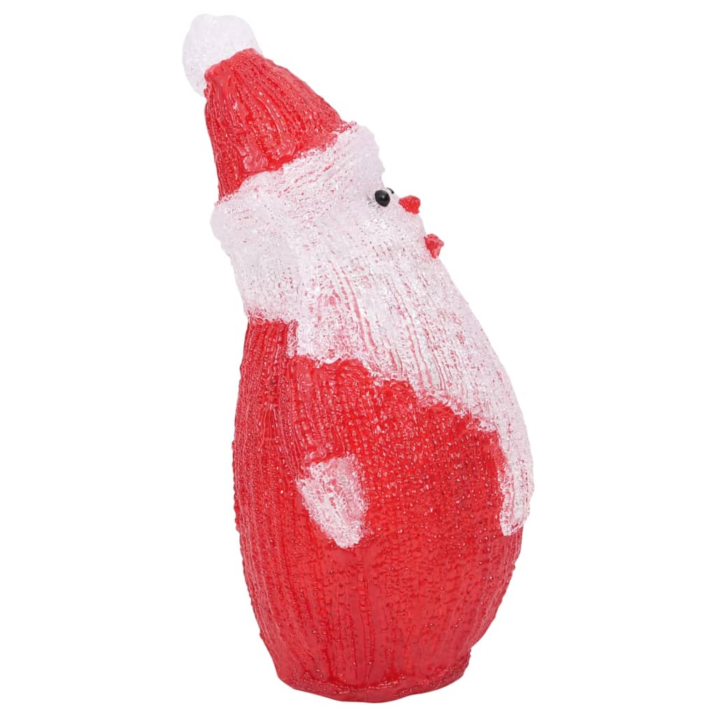 Kerstfiguur kerstman LED binnen en buiten 28 cm acryl is nu te koop bij PeponiXL, paradijselijk wonen!