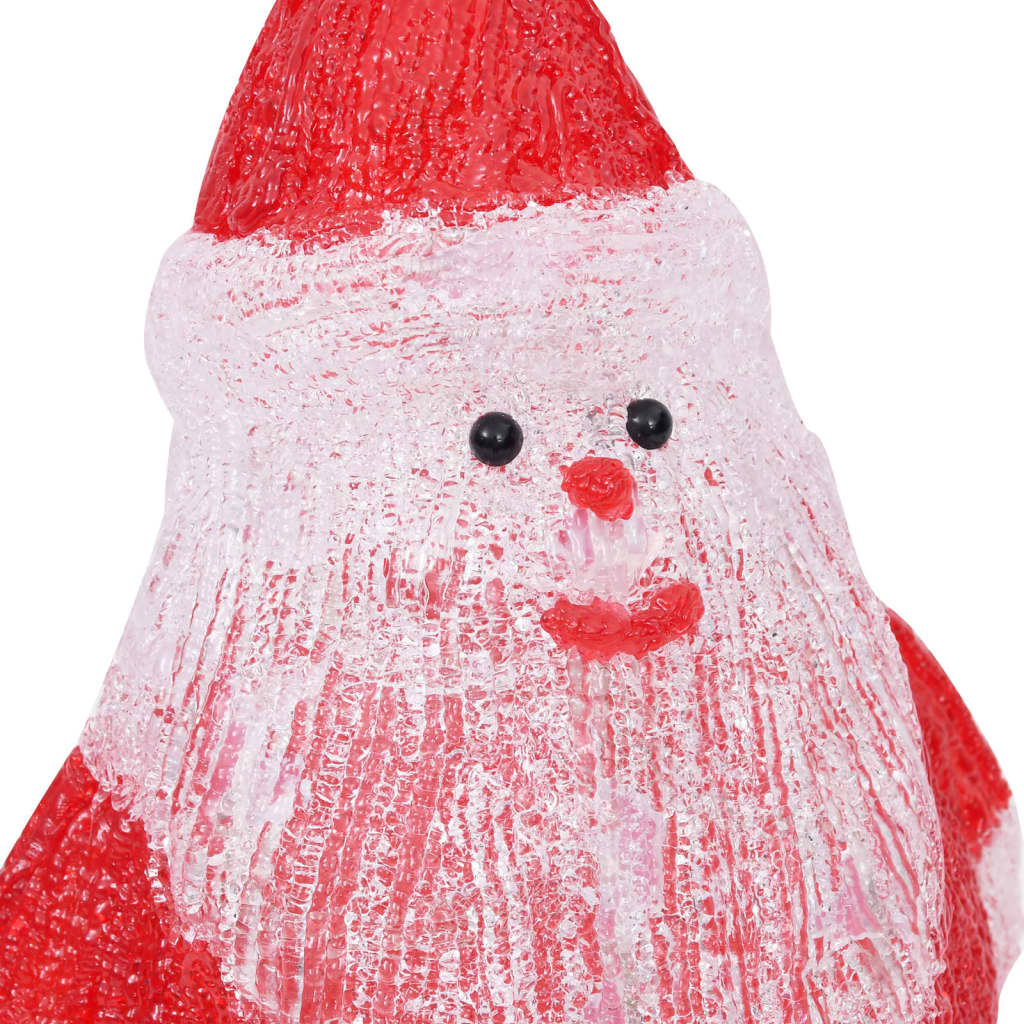 Kerstfiguur kerstman LED binnen en buiten 28 cm acryl is nu te koop bij PeponiXL, paradijselijk wonen!