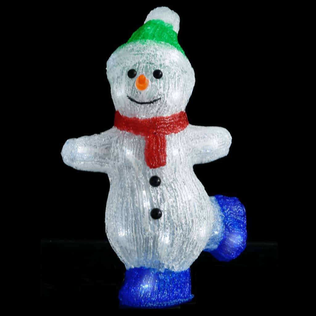 Kerstfiguur sneeuwman LED binnen en buiten 30 cm acryl is nu te koop bij PeponiXL, paradijselijk wonen!