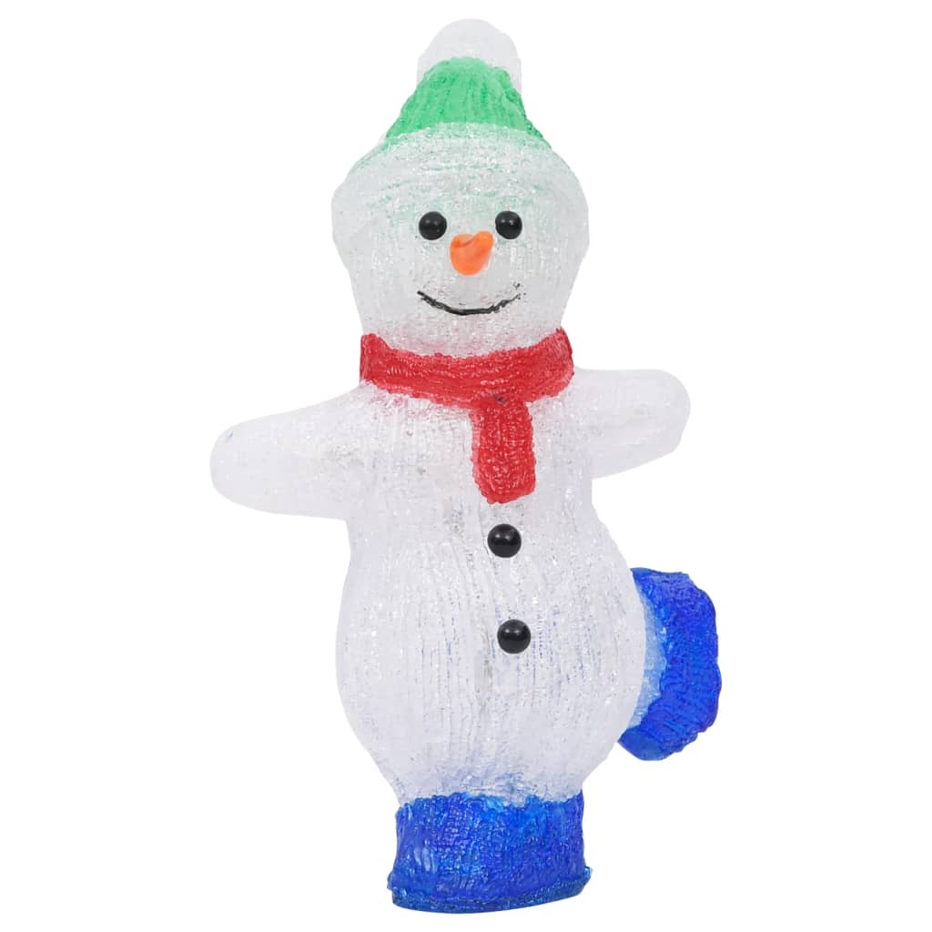 Kerstfiguur sneeuwman LED binnen en buiten 30 cm acryl is nu te koop bij PeponiXL, paradijselijk wonen!