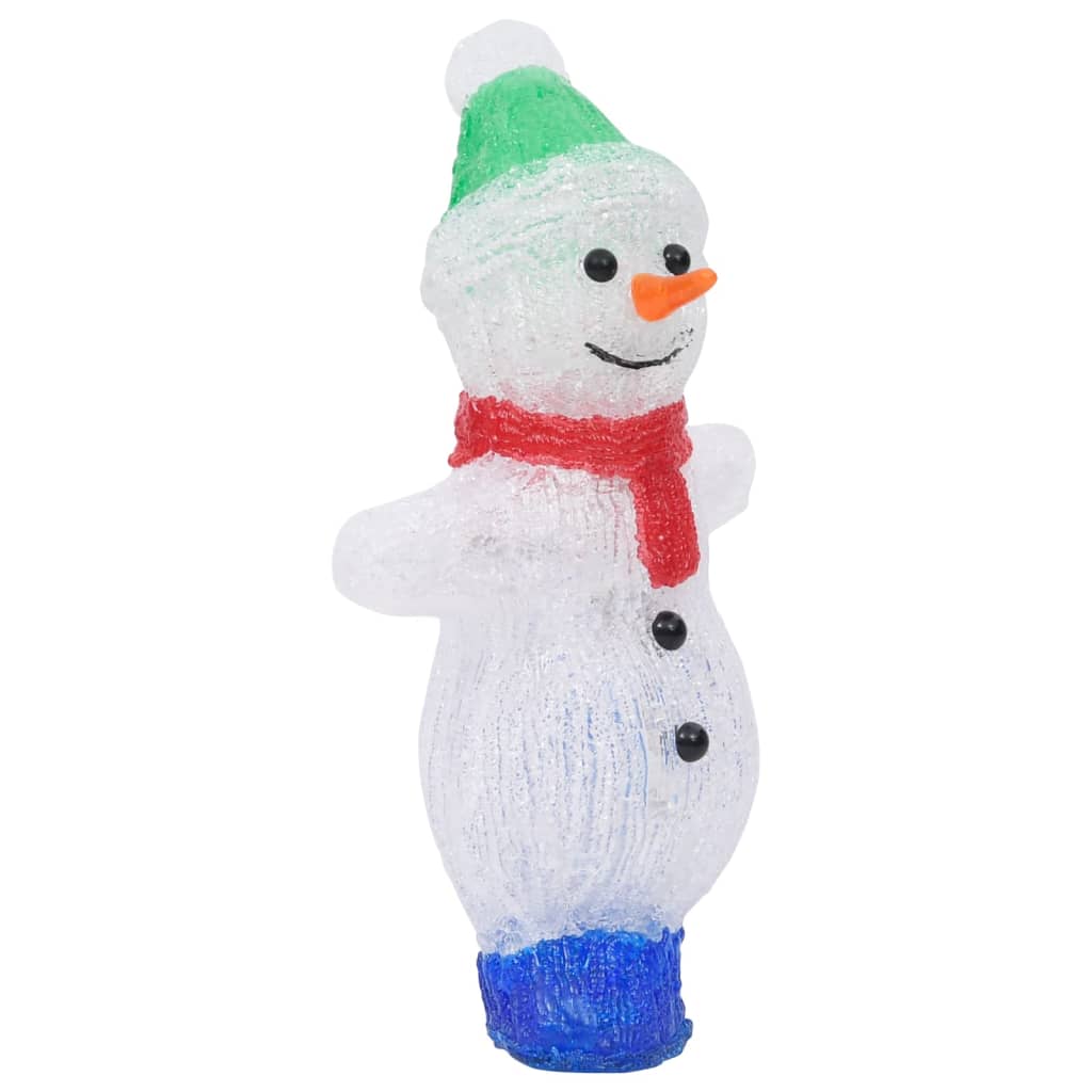 Kerstfiguur sneeuwman LED binnen en buiten 30 cm acryl is nu te koop bij PeponiXL, paradijselijk wonen!