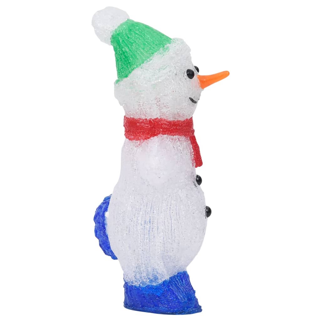 Kerstfiguur sneeuwman LED binnen en buiten 30 cm acryl is nu te koop bij PeponiXL, paradijselijk wonen!