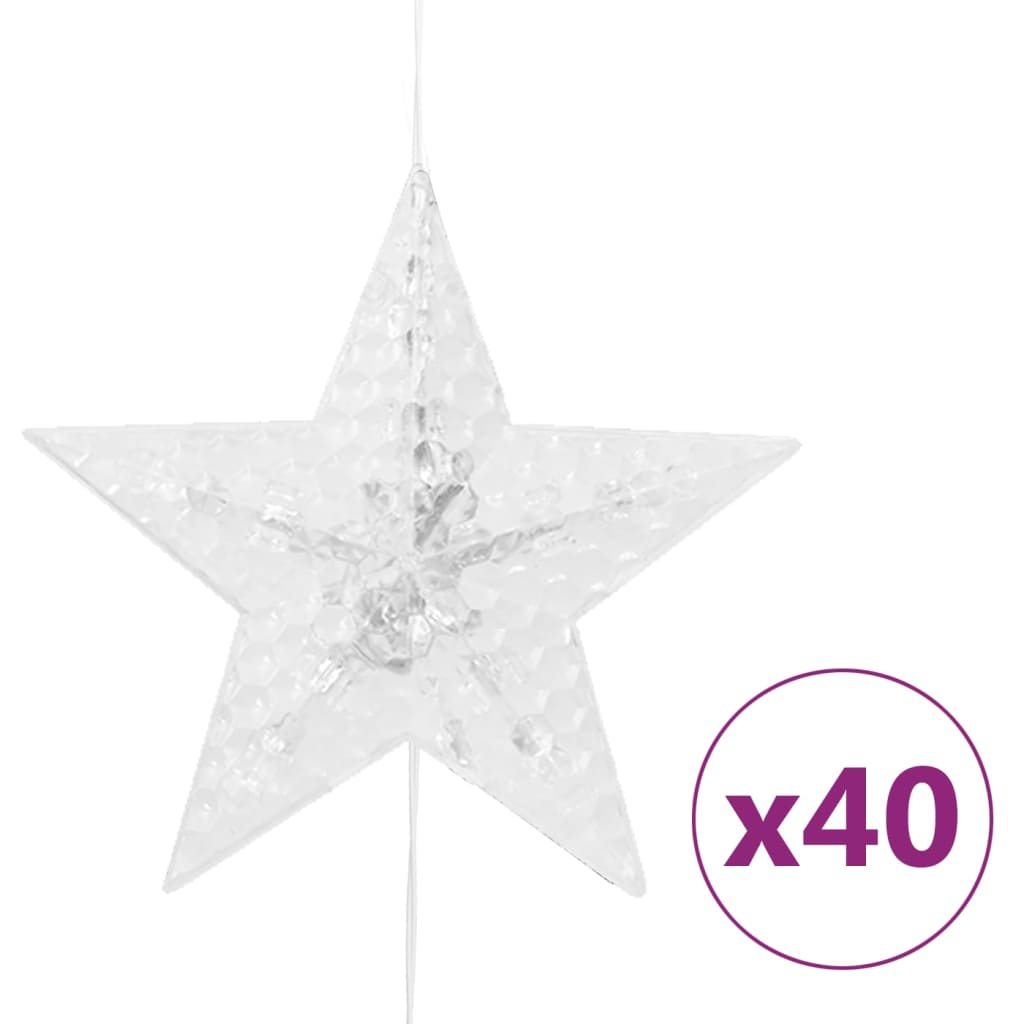 Lichtsnoergordijn sterren met 200 LED's en 8 functies blauw is nu te koop bij PeponiXL, paradijselijk wonen!