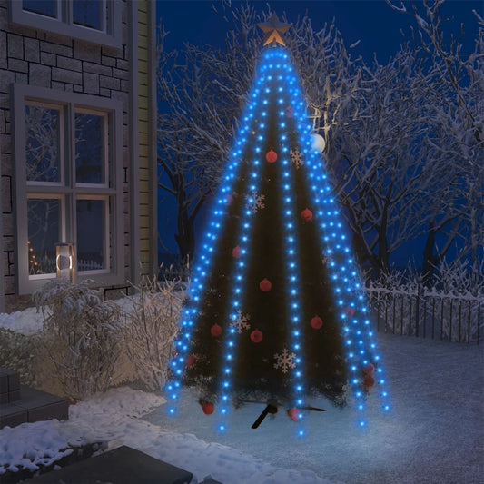 Kerstboomverlichting met 250 LED's blauw net 250 cm is nu te koop bij PeponiXL, paradijselijk wonen!
