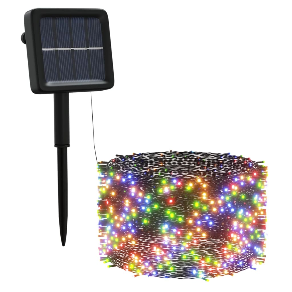5 st Lichtslinger met 200 LED's solar binnen/buiten meerkleurig is nu te koop bij PeponiXL, paradijselijk wonen!