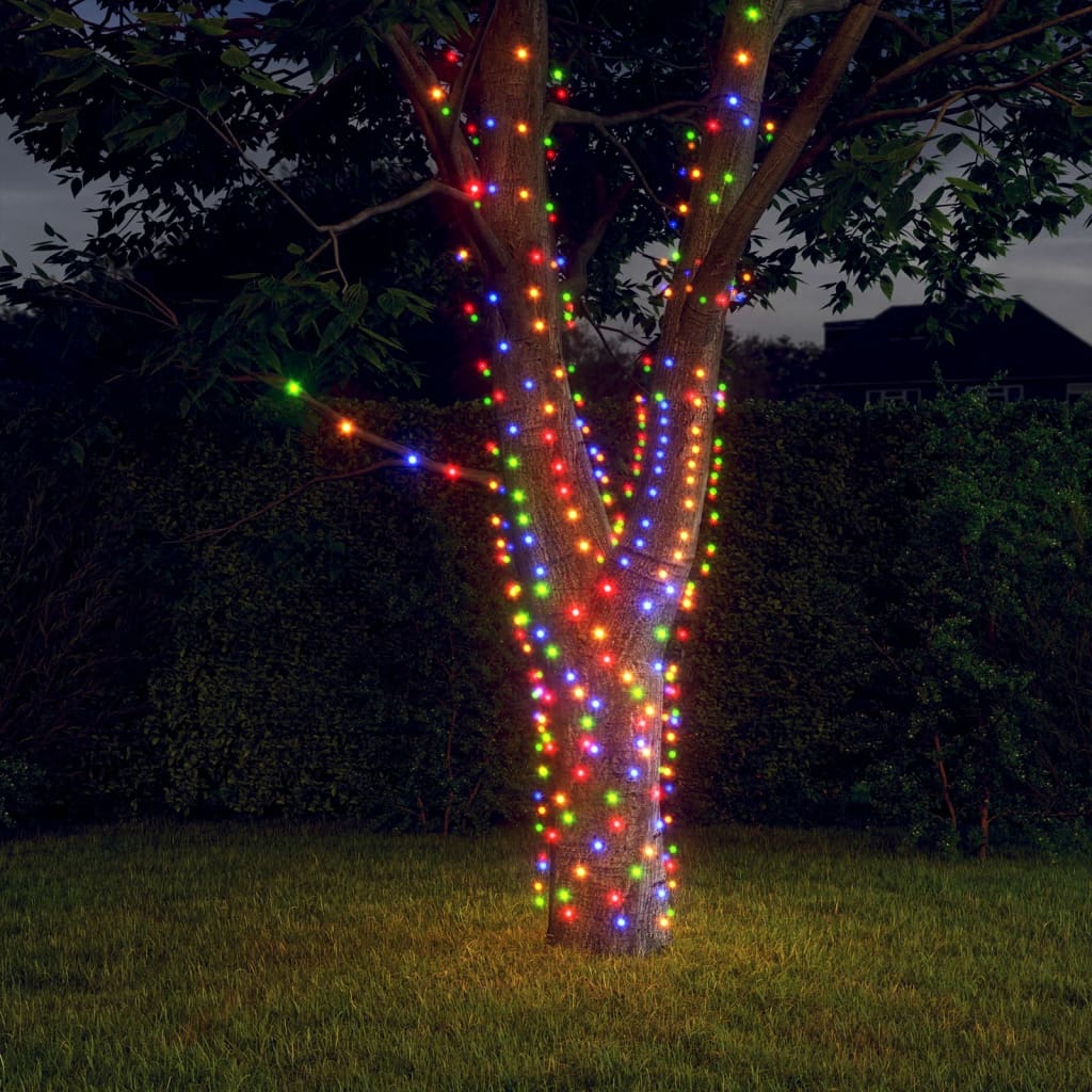 5 st Lichtslinger met 200 LED's solar binnen/buiten meerkleurig is nu te koop bij PeponiXL, paradijselijk wonen!