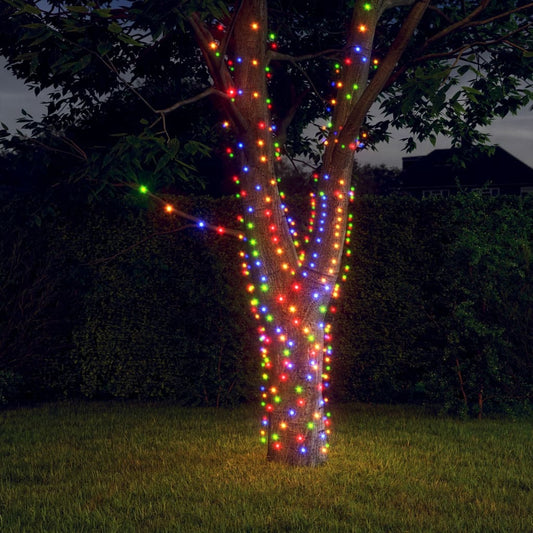 5 st Lichtslinger met 200 LED's solar binnen/buiten meerkleurig is nu te koop bij PeponiXL, paradijselijk wonen!