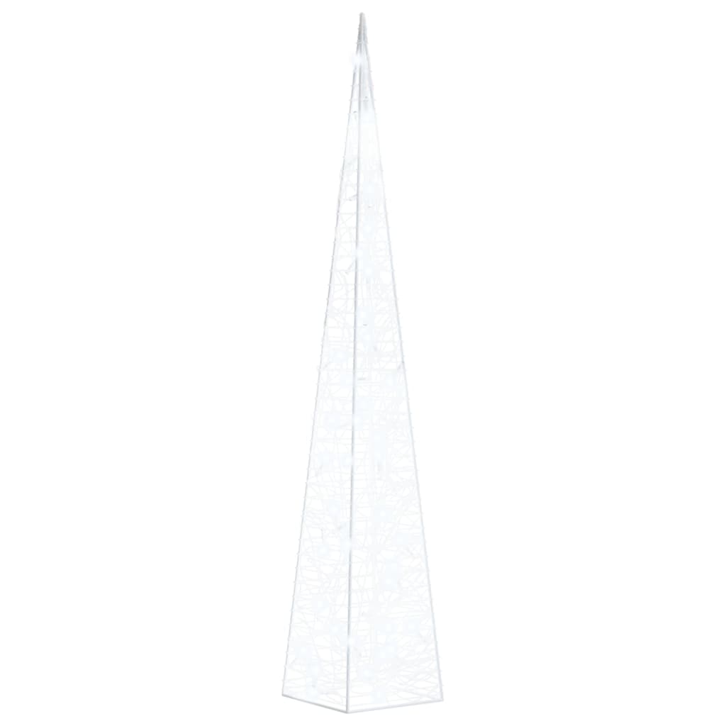 Lichtkegel decoratief LED 90 cm acryl koudwit is nu te koop bij PeponiXL, paradijselijk wonen!