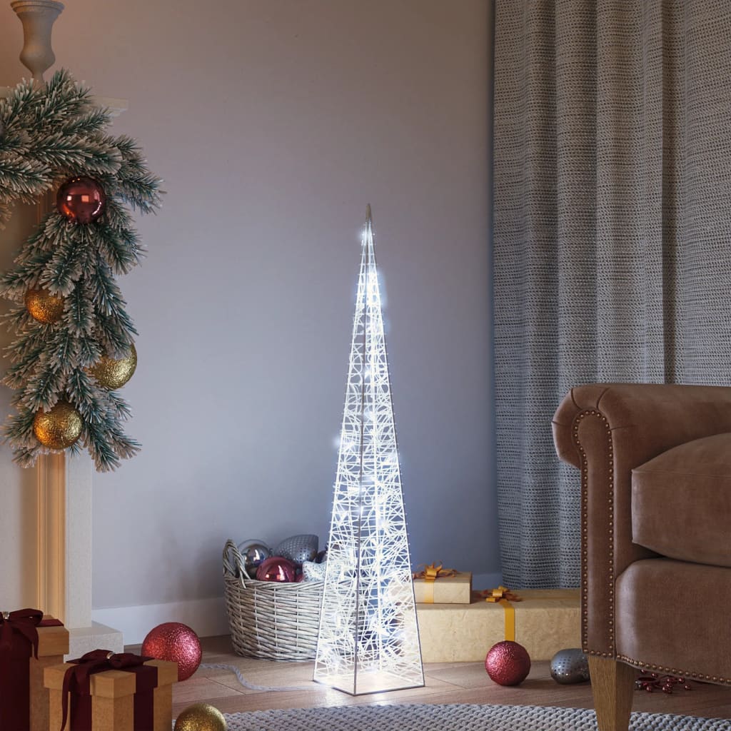 Lichtkegel decoratief LED 90 cm acryl koudwit is nu te koop bij PeponiXL, paradijselijk wonen!