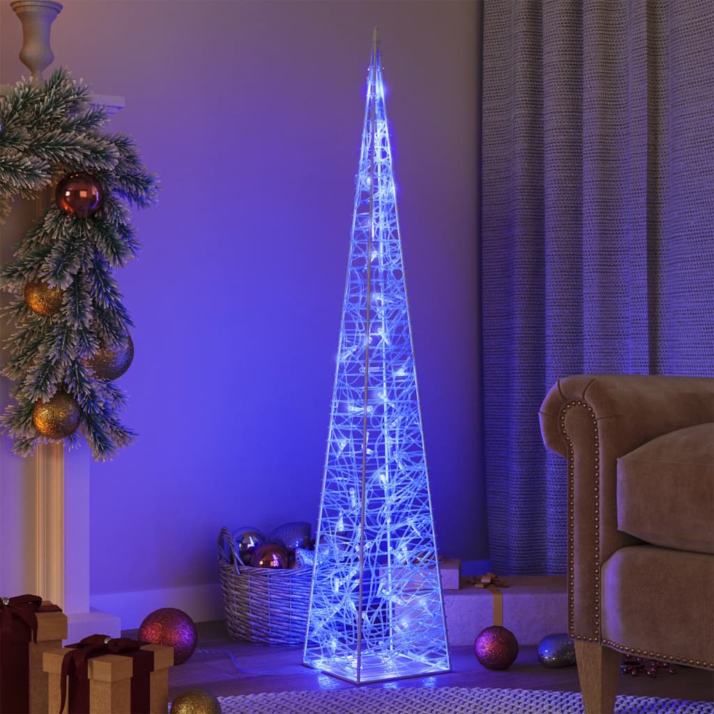 Lichtkegel decoratief LED 120 cm acryl blauw is nu te koop bij PeponiXL, paradijselijk wonen!