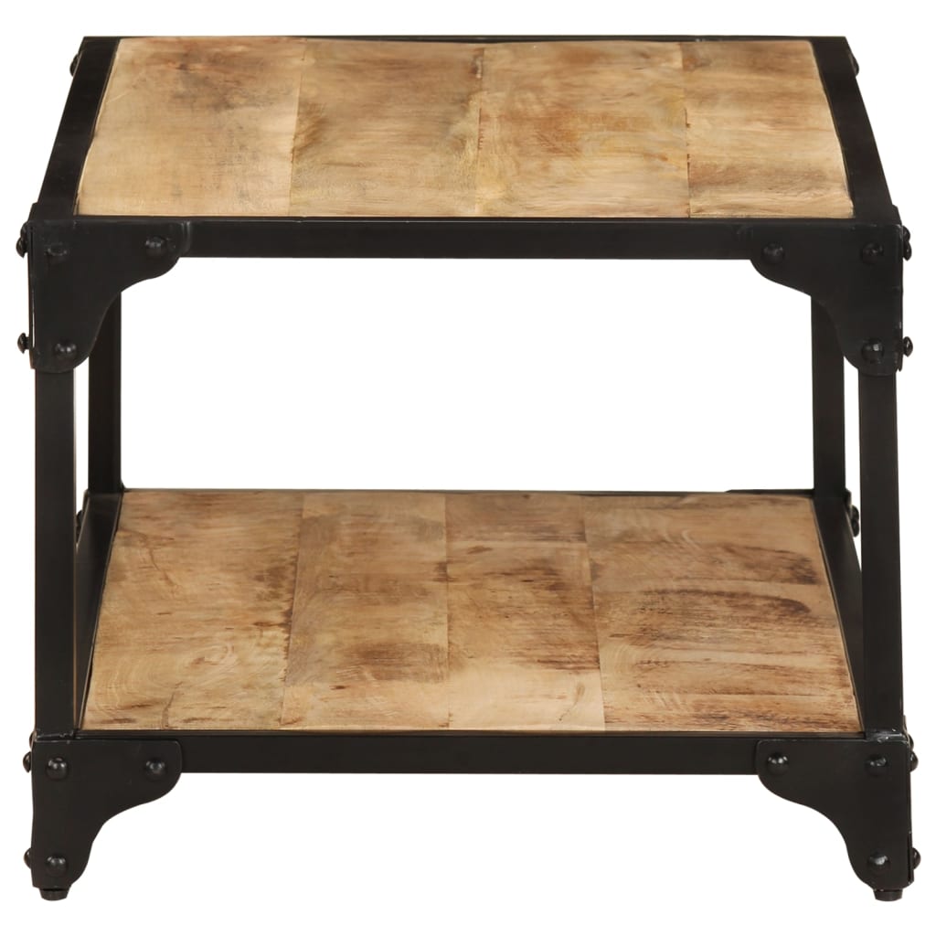 Salontafel 90x45x35 cm massief ruw mangohout is nu te koop bij PeponiXL, paradijselijk wonen!