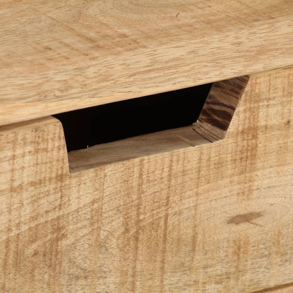 Bureau 100x45x90 cm massief ruw mangohout is nu te koop bij PeponiXL, paradijselijk wonen!