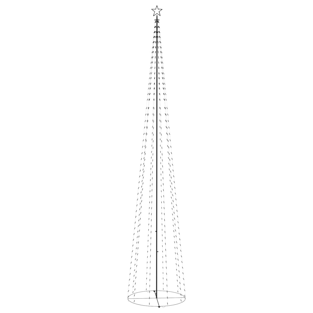 Kegelkerstboom 752 blauwe LED's 160x500 cm is nu te koop bij PeponiXL, paradijselijk wonen!