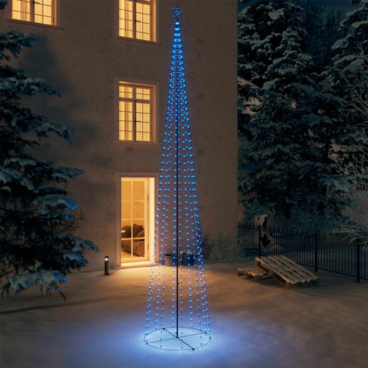 Kegelkerstboom 752 blauwe LED's 160x500 cm is nu te koop bij PeponiXL, paradijselijk wonen!